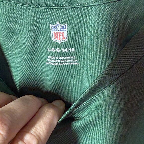 NFL Green Bay Packers Performance Top Boys Large Long Sleeve Crewneck Gameday - Picture 7 of 9